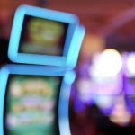 Defocused slot machine for online pokies