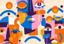 art shapes abstract